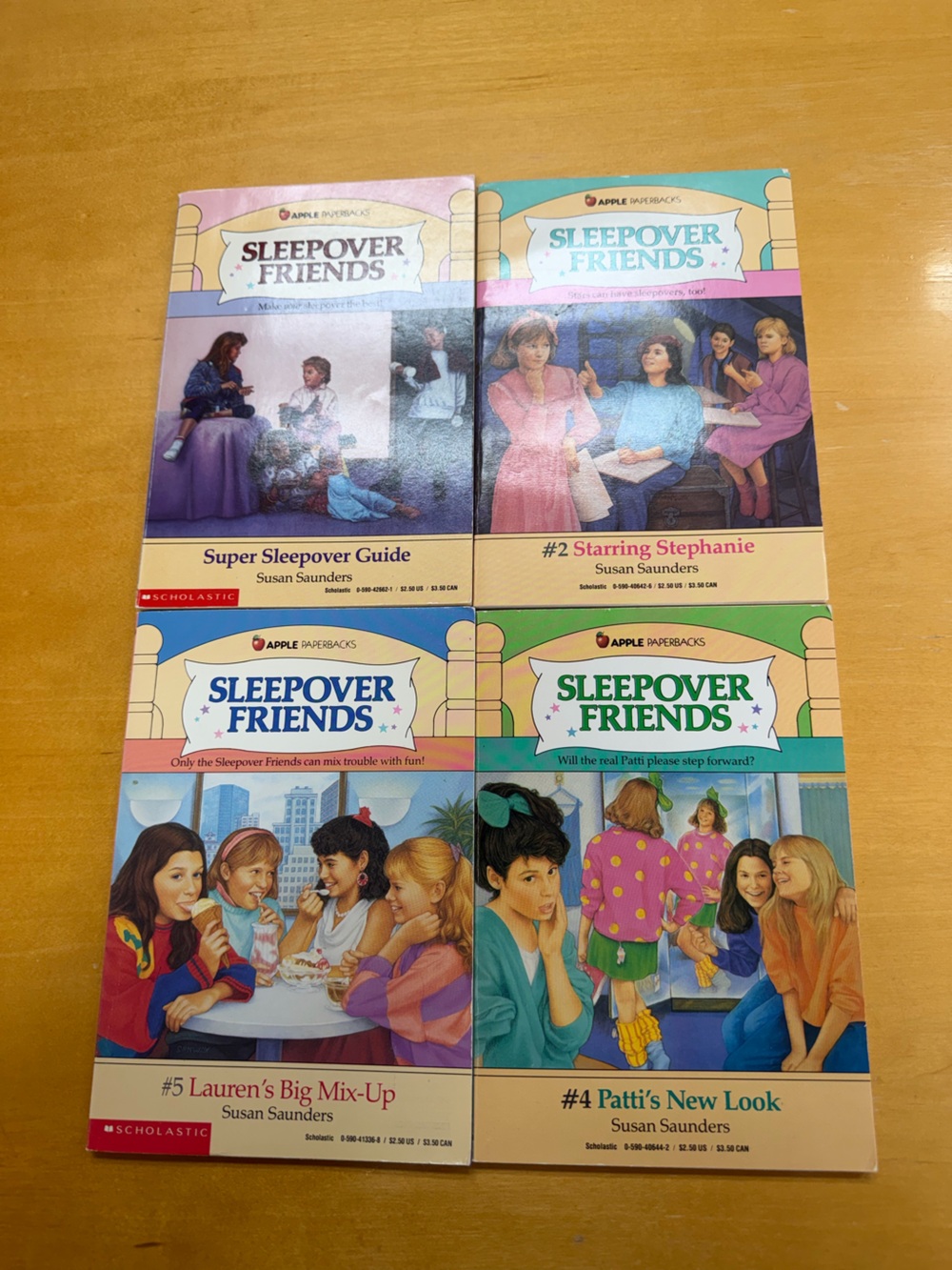 Sleepover Friends Book Set by Apple Paperbacks